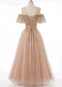 ♡ Princess elegant sparkly flared off shoulder