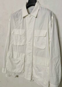 Classic White Utility Shirt Jacket