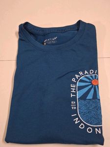 Blue "The Paradise Land Indonesia" T-Shirt