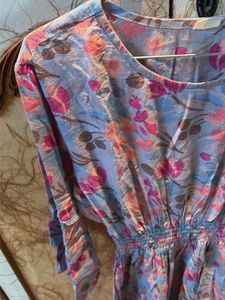 Boho Floral Print Mini Dress
