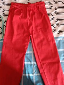 Red pant trouser