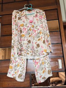 Floral Print Pajama Set