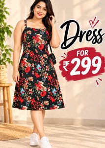 Chic Floral Print Midi Dress