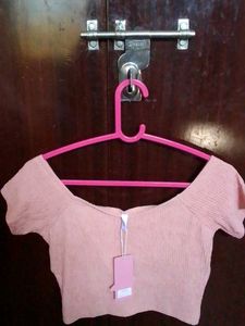 Crepe Pink Top