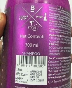 BBLUNT Hair Fall Control Shampoo