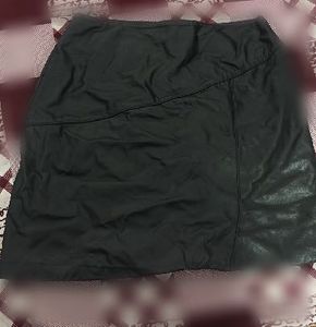 Black A-line Skirt
