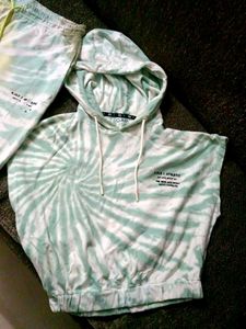 Tie-Dye Hoodie and Pajama Set