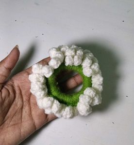 Handmade Crochet Hair Scrunchie