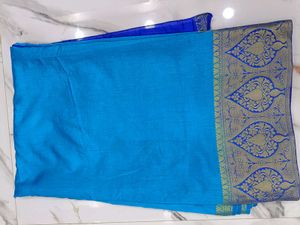 Elegant Blue Saree