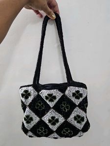 Clover Beaded Handbag
