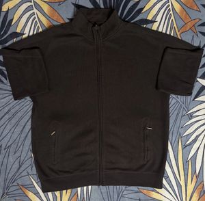 Brown Zip-Up full Sleeve Jacket