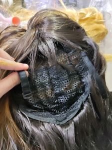 Layered Brown Wig with Bangs