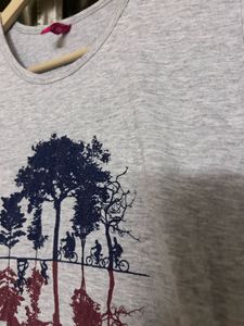 Grey Graphic T-Shirt