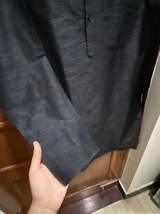Classic Black Men's Kurta pyjama set