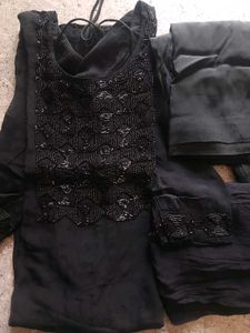 Party wear Black 🖤 kurta set