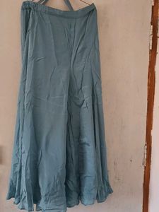 Turquoise Silk Ethnic Dress