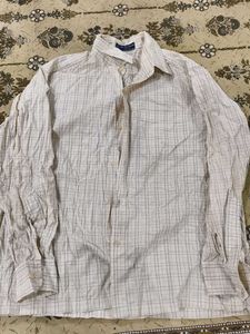 Checked Button-Down Shirt