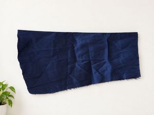 Elegant Navy Blue Embroidered Gown