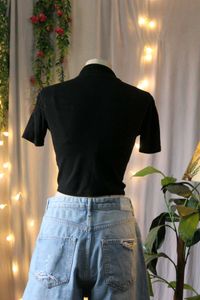 Zara Polo neck Crop Top