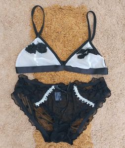 Sheer Bra & Panty Set