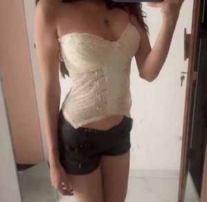 Lace Bustier corset top