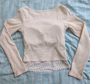 Padded floral top
