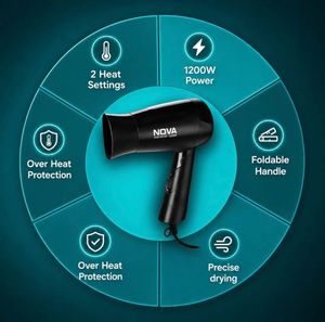 NOVA NHP-8100 1200W Hair Dryer