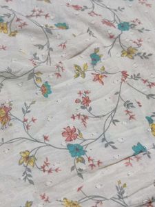 White Floral Kurta Set