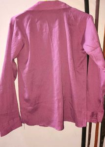 Purple Textured Shirt