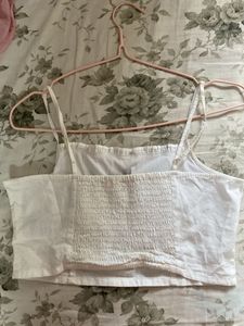 White H&amp;M Cropped  Top
