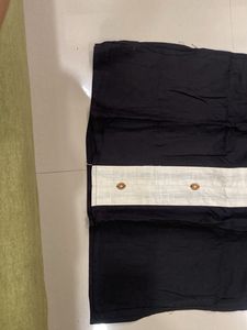 Black &amp; White Embroidered Kurta