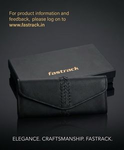 Fastrack Black Leather Wallet