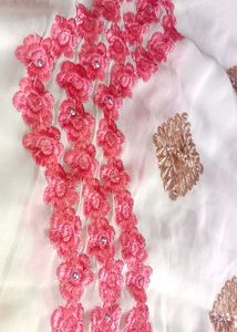 Beautiful Creamy And Pink Colour