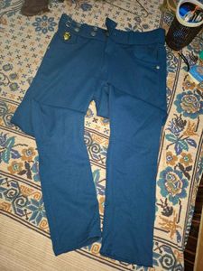 Stylish Blue Flared Pants