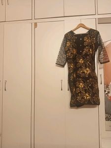 Stylish Kurta with Lace Sleeves