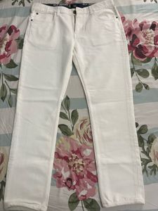 BLK Series White Denim Jeans