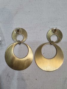 Gold Tone Hoop Earrings