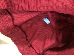 Burgundy Casual Pants