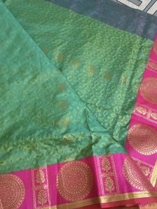 Elegant Silk Blend Saree