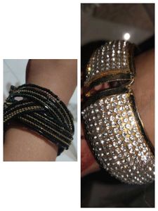 Sparkling Statement Bracelets Set