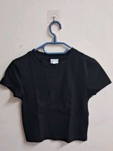 Black Crop Top