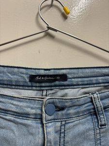 Light Wash Denim Cargo Pants