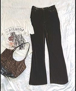 y2k vintage style flare leg Pants