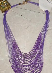 Beaded Necklace &amp; Earring Set