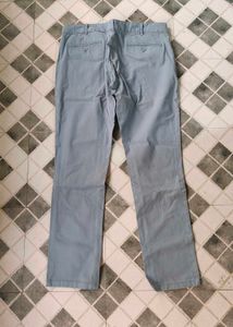 Men's Light Blue Casual Trousers