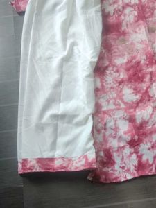 Stylish Pink Tie-Dye Kurta Set