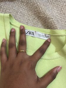 Zara Knit Tank Top - Lime