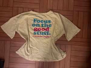 Cute y2k Yellow "Weekend Begins" T-Shirt