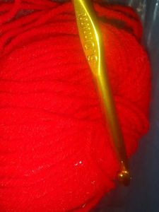 Crochet Needle New One Golden Colour