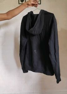 Black Zip-Up Hoodie